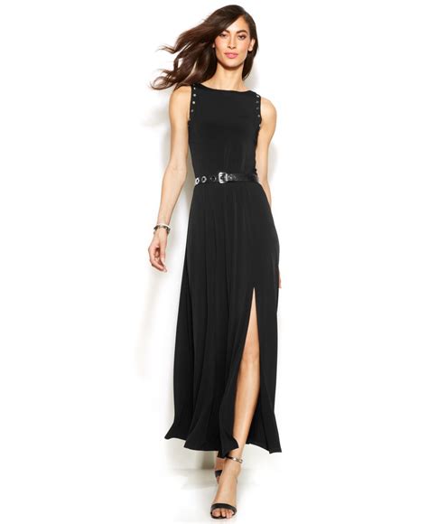 michael kors black scaled dress